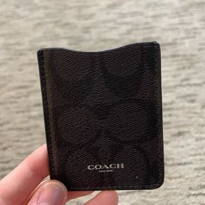 Coach card holder